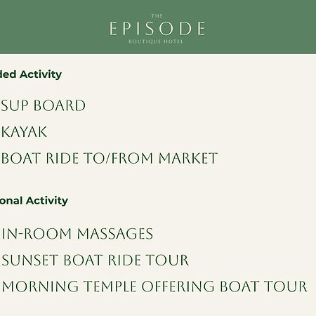 The Episode Boutique Hotel スラート・ターニー エクステリア 写真